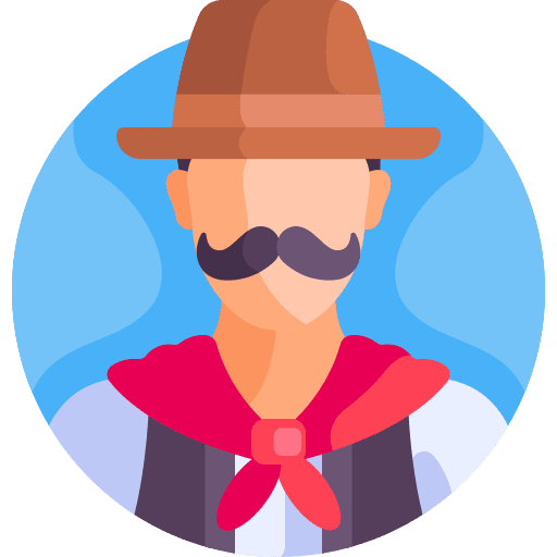 Argentinian hat moustache caucasian icon
