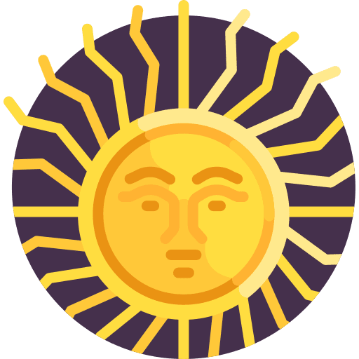 Sun symbol cultures argentina icon Sun symbol cultures argentina icon