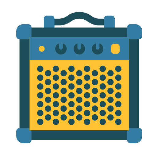 Amplifier speaker audio box studio icon Amplifier speaker audio box studio icon