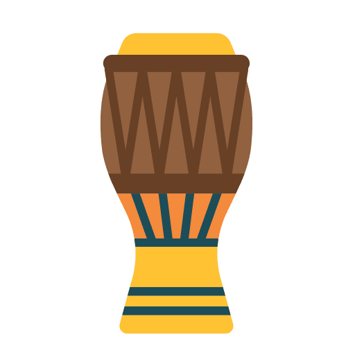 Djembe conga djembe percussion instrument icon Djembe conga djembe percussion instrument icon