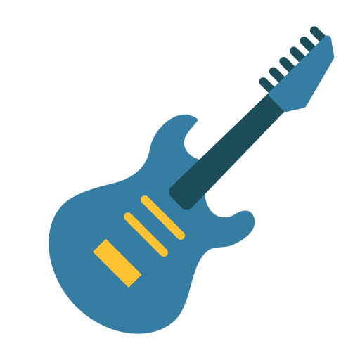 Electric guitar music concert musical instrument icon