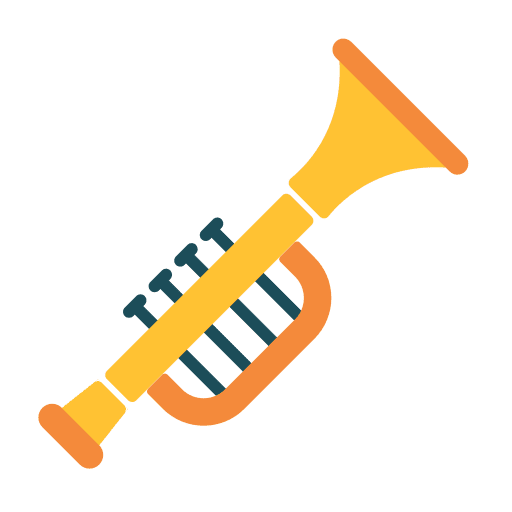 Trumpet music musical instrument wind instrument icon Trumpet music musical instrument wind instrument icon