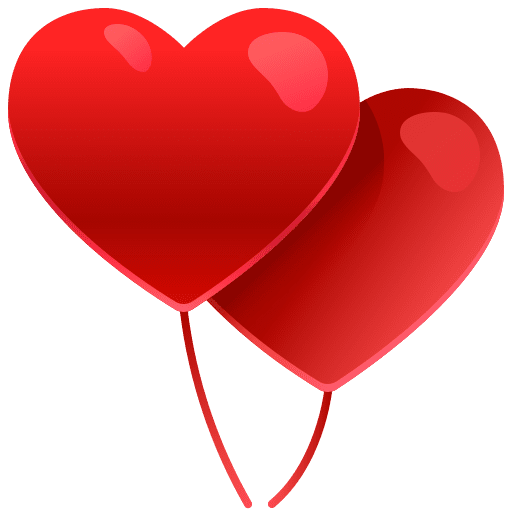 Balloons heart balloon valentines day heart icon
