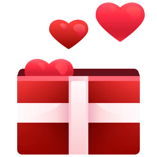 Gift celebration heart box chocolate box icon Gift celebration heart box chocolate box icon