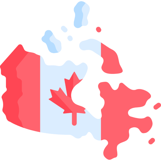 Canada canadian country map icon