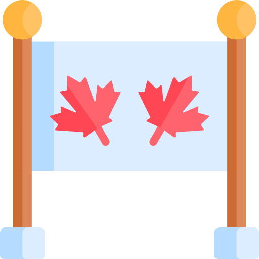 Banner banner leaf canada icon Banner banner leaf canada icon