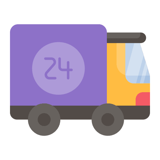 Delivery truck mover truck time shipping and delivery icon Delivery truck mover truck time shipping and delivery icon