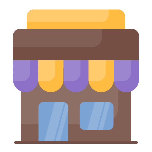 Store supermarket building shopping icon Store supermarket building shopping icon