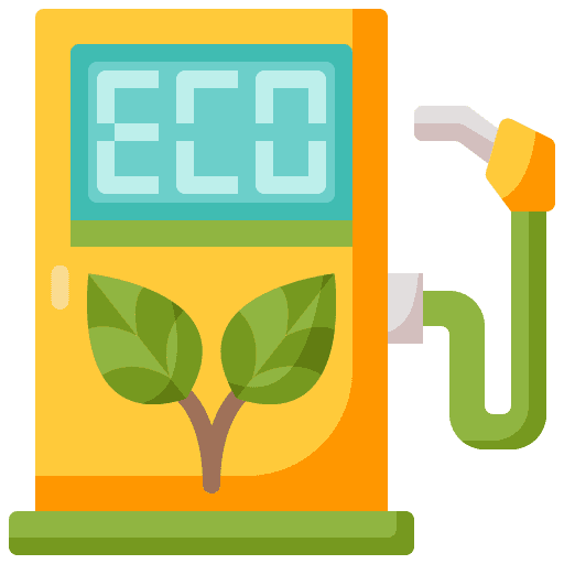 Eco fuel industry fuel pump eco fuel icon