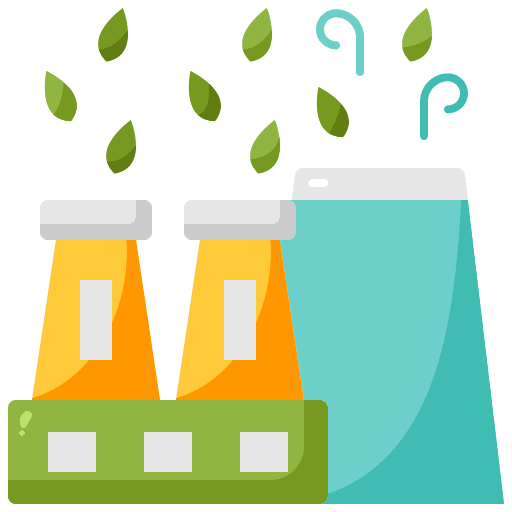 Factory green factory factory ecology icon Factory green factory factory ecology icon