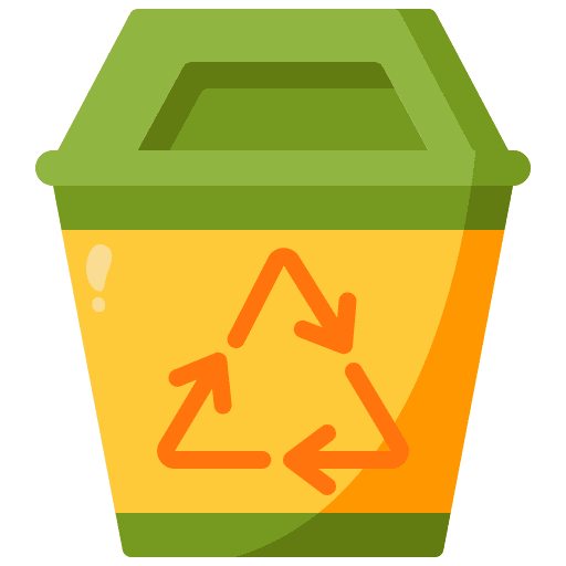 Recycle bin ecology and environment garbage trash icon Recycle bin ecology and environment garbage trash icon