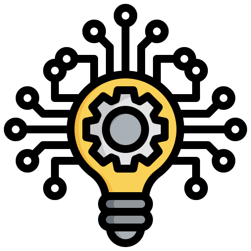 Idea electricity invention connection icon Idea electricity invention connection icon