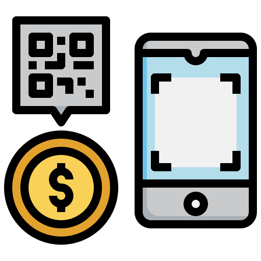 Qr code qr code smartphone business and finance icon Qr code qr code smartphone business and finance icon