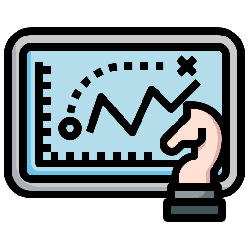 Strategy process tactical marketing icon Strategy process tactical marketing icon