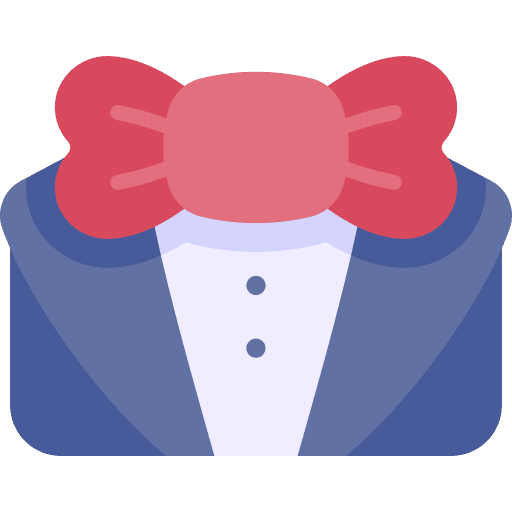 Bow tie elegant accessory garment icon Bow tie elegant accessory garment icon