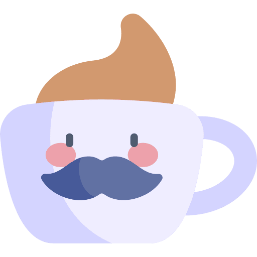 Coffee cup coffee cup hot drink moustache icon Coffee cup coffee cup hot drink moustache icon