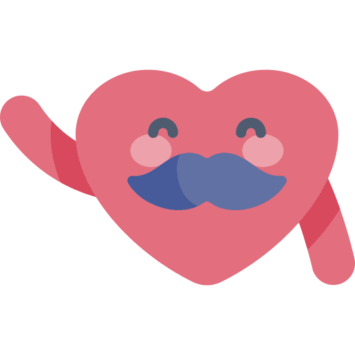 Heart fathers day dad love icon Heart fathers day dad love icon