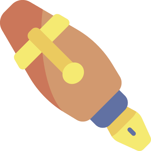Ink pen education write fountain pen icon Ink pen education write fountain pen icon