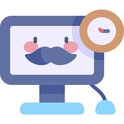 Working hours clock screen technology icon Working hours clock screen technology icon