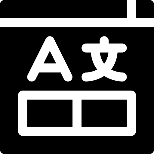 Translator education communications languages icon Translator education communications languages icon