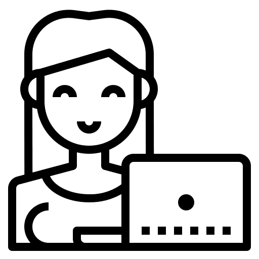 Woman female avatar employee icon