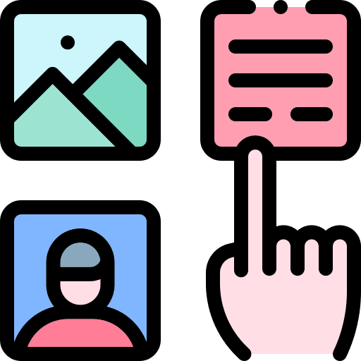 Interactivity interactivity ui finger icon