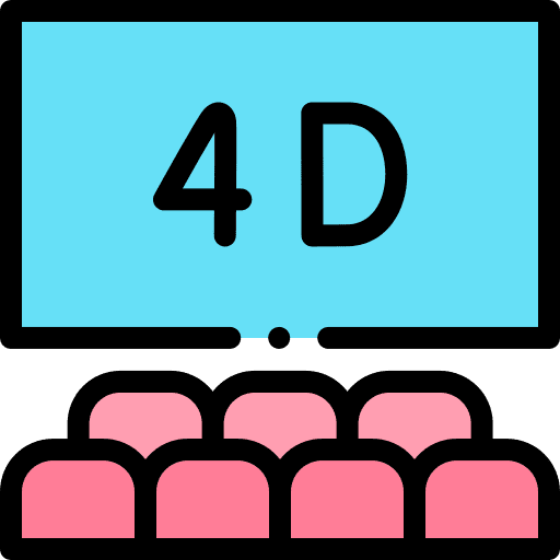 4d cinema movie entertainment film icon 4d cinema movie entertainment film icon