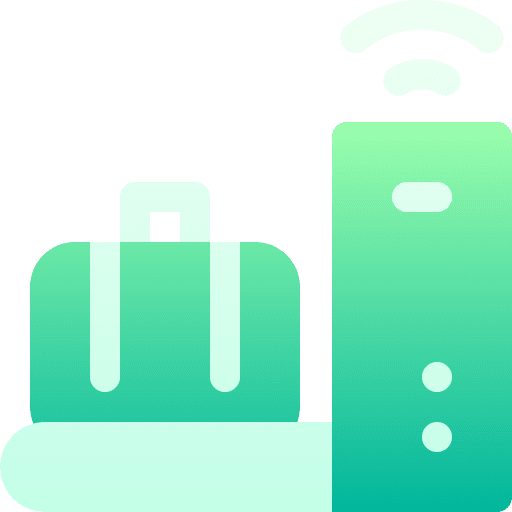 Luggage scan luggage scan terminal scanning icon Luggage scan luggage scan terminal scanning icon