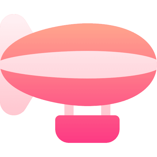 Airship transportation zeppelin transport icon Airship transportation zeppelin transport icon