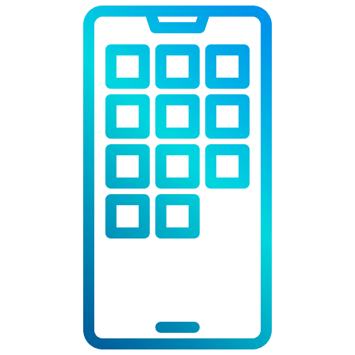 Application application smartphone electronic icon Application application smartphone electronic icon