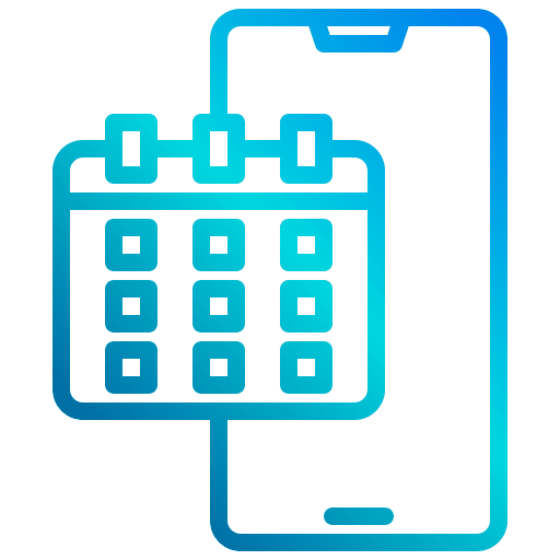 Calendar application calendar phone icon