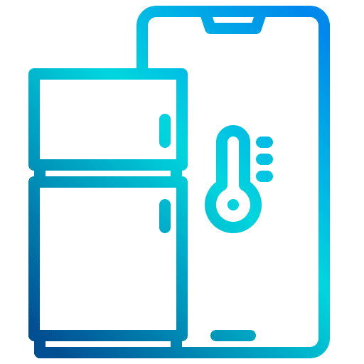 Fridge smartphone domotics fridge icon Fridge smartphone domotics fridge icon