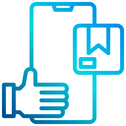 Box tracking smartphone logistics icon Box tracking smartphone logistics icon