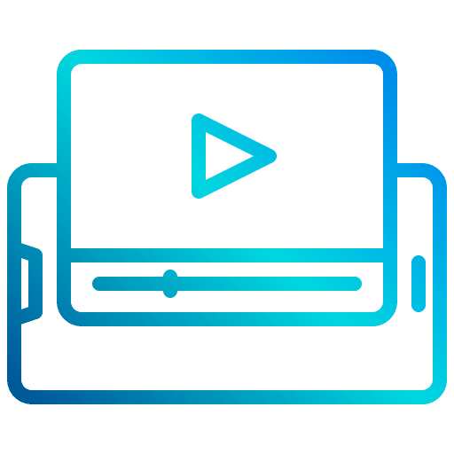 Video phone interface video icon Video phone interface video icon