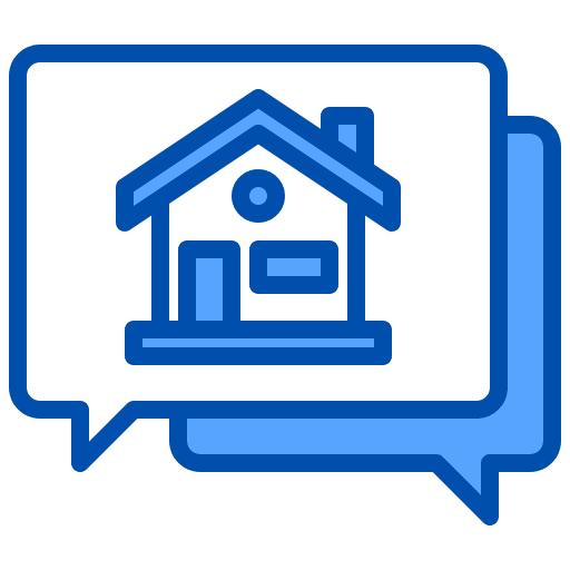 Conversation home communications chat icon