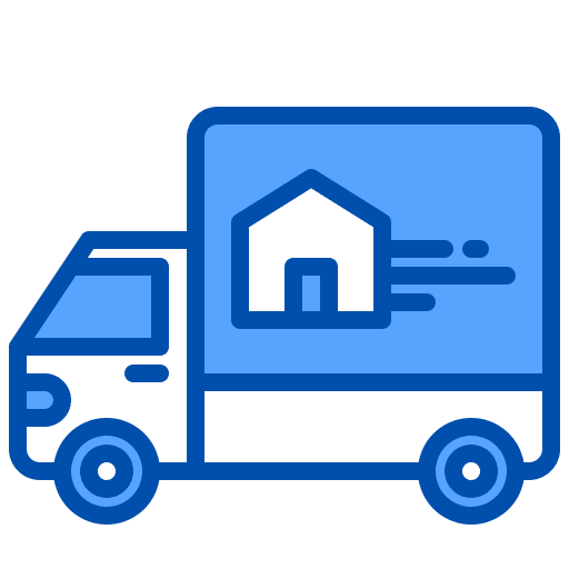 Delivery package transport delivery truck icon Delivery package transport delivery truck icon