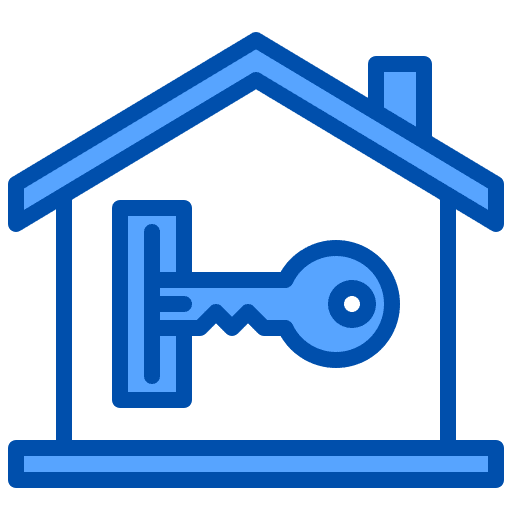 Key pass real estate rent icon Key pass real estate rent icon