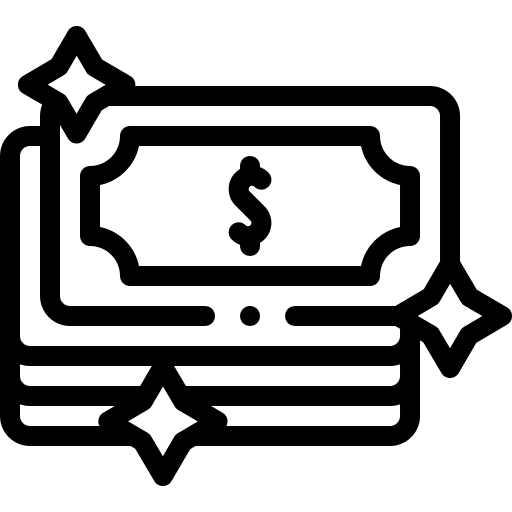 Money dollar savings profit icon Money dollar savings profit icon