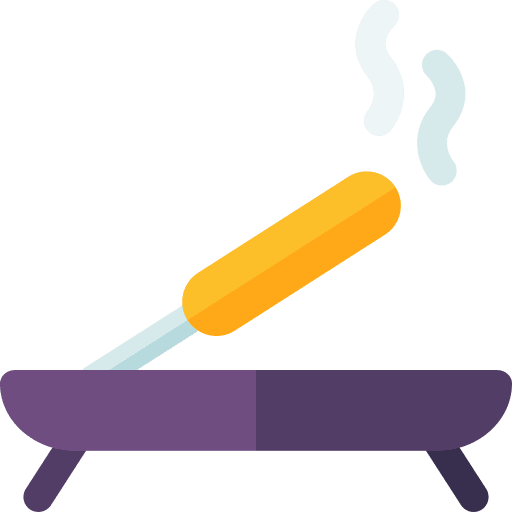 Incense burning relax incense icon Incense burning relax incense icon