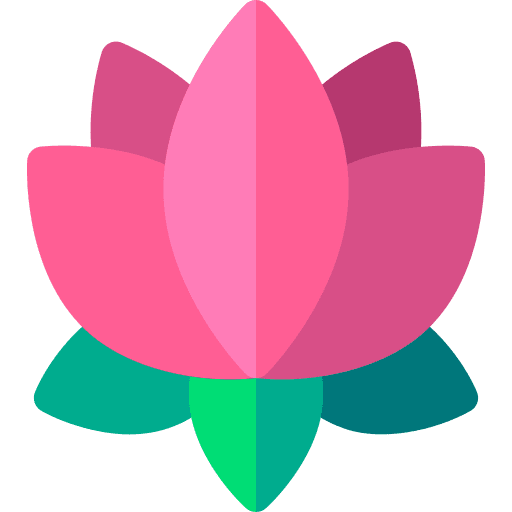 Lotus nature chakra garden icon Lotus nature chakra garden icon