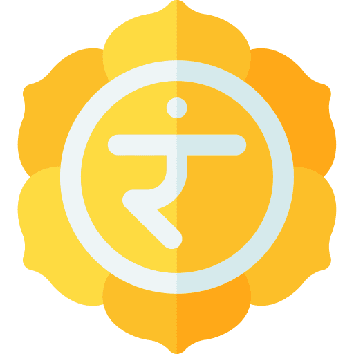 Manipura chakra energy yoga icon Manipura chakra energy yoga icon