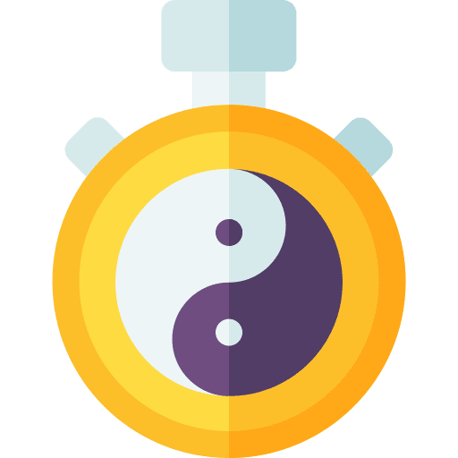 Meditation wellness relaxing stopwatch icon Meditation wellness relaxing stopwatch icon