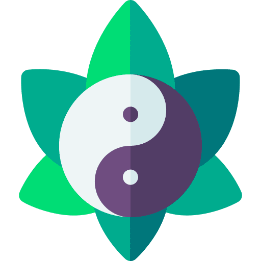 Yin yang signs taoism wellness icon Yin yang signs taoism wellness icon