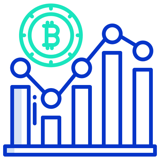 Analytic report business and finance data icon