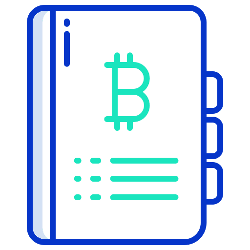 Book economy book digital money icon