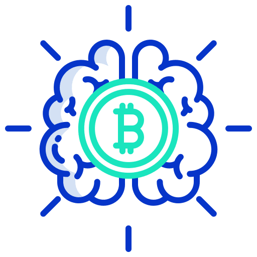 Brain payment method brain head icon