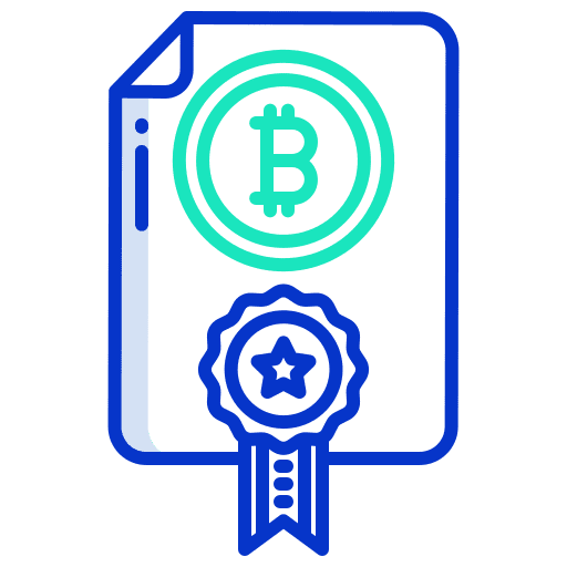 Document certificate page business and finance icon