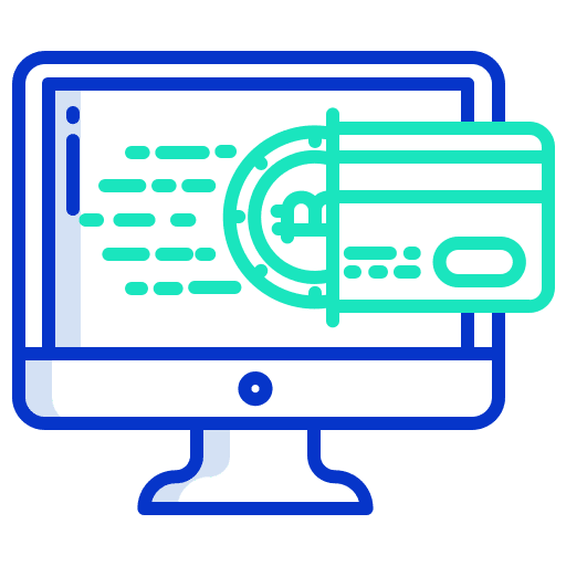 Online mobile payment online money online icon