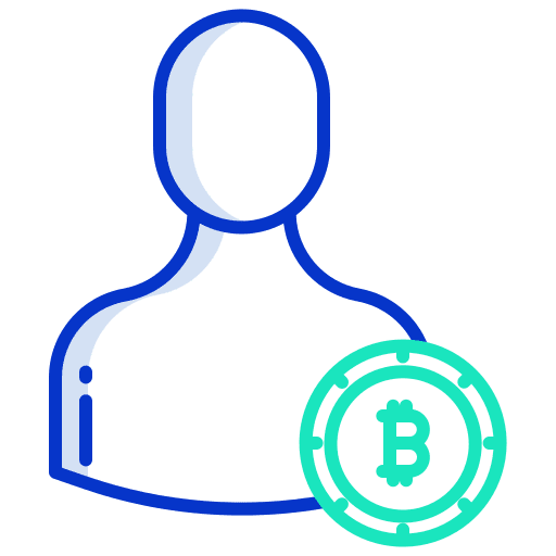 Profile person cryptocurrency avatar icon