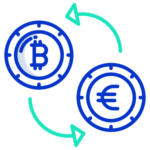 Transaction business and finance exchange transaction icon